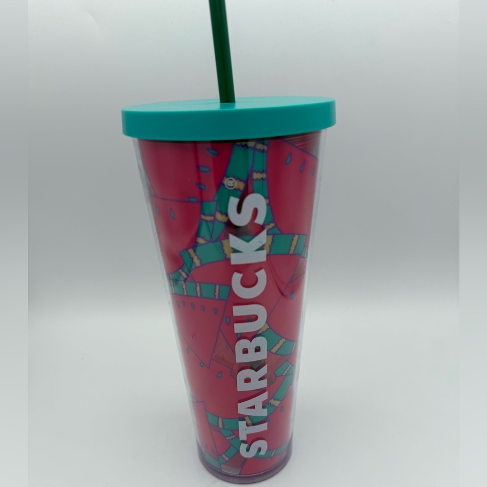 2014 Starbucks Watermelon Venti 24 oz Cold Cup‎